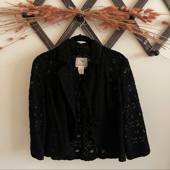 Anthropologie Tabitha Posy Lace Blazer